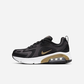 Pantofi Casual Nike Air Max 200 Fete Negrii Gri Inchis Albi Metal Aurii | KNDF-71986